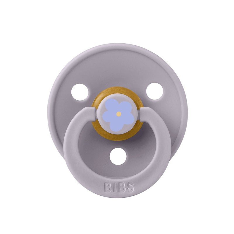 BIBS Colour Natural Rubber Pacifier Pack of 2 – Jasmine Latex Size 1 Fossil Grey Mix - Image 3
